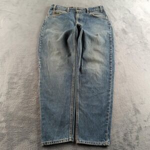 Vintage 90s Levis 550 Jeans 34x30 (Fits 30x30) Blue Faded Relaxed Wide Skate USA
